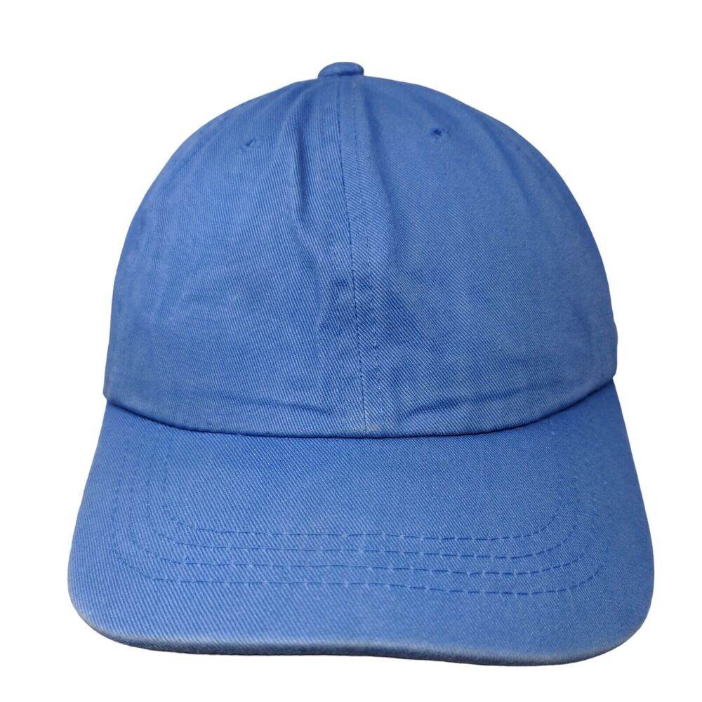 Gap Strapback Hat Blue Large Adjustable Solid 6 P… - image 1